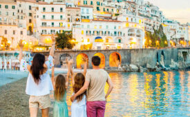 Vacaciones en Italia en familia