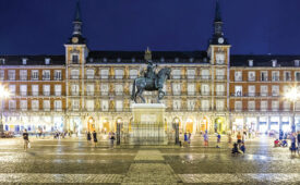 Tour nocturno con cena premium y espectáculo flamenco en Madrid para 2 personas