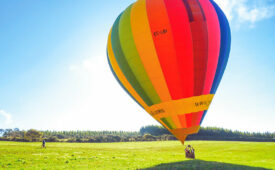 Ribeira Sacra en globo: 1 paseo en globo (1h) con desayuno y brindis para 2 personas