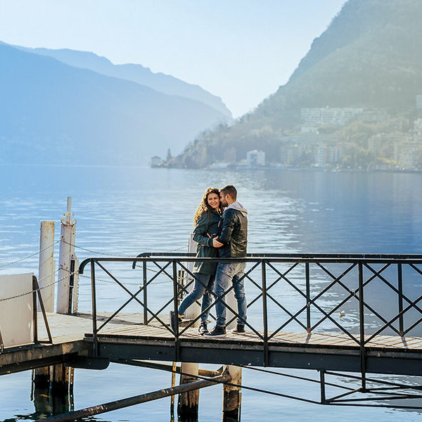 Cita con el amor en los lagos de Suiza