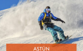 Curso de snowboard y alquiler de material para 2 con Skicenter Astún