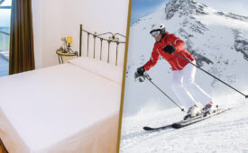 Plan de invierno: 1 noche con desayuno y curso de esquí en Baqueira con material incluido