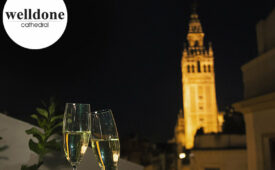 La esencia de Sevilla: 1 noche en ático con piscina y terraza en el Welldone Cathedral para 2