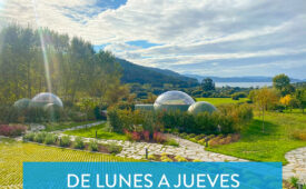 ¡Bajo el cielo de Lugo! 1 noche en una burbuja con desayuno en Luzada