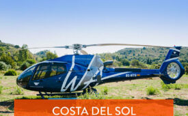 Paseo en helicóptero de 20 min por la Costa del Sol para 1 persona