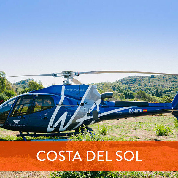 Paseo en helicóptero de 20 min por la Costa del Sol para 1 persona