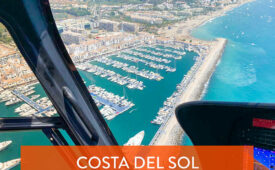 ¡Con vistas al mar... desde el cielo! Paseo en helicóptero por la Costa del Sol para 2