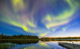 Auroras boreales en Suecia: 3 noches con auroras con paseo en trineo de huskies