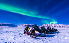 Laponia sueca en invierno: Auroras boreales y safari en moto de nieve