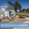 El Toril Glamping Experience: 1 noche en burbuja con desayuno para 2 personas