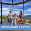 Glamping El Regajo Valle del Jerte: 1 noche en chozo con bañera de hidromasaje y vistas