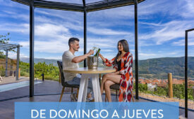 Glamping El Regajo Valle del Jerte: 1 noche en chozo con bañera de hidromasaje y vistas