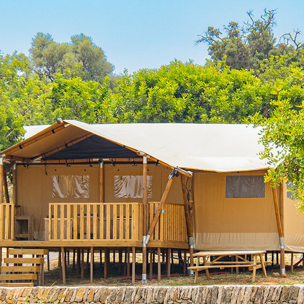 Camping Orangeraie: 2 noches en cabaña Safari Lodge para 2 personas