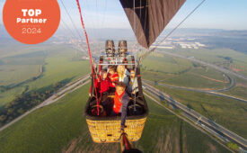 1 vuelo en globo por Montserrat de 1 hora con pícnic para 2 personas