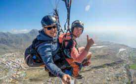 1 vuelo en parapente en Tenerife de 1000 m de altura de 25 min para 2