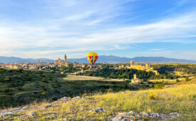 Segovia desde lo alto: 1 vuelo en globo de 1h